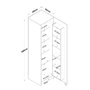 Hanah Home Armario Multiusos JE104 - 5220 Blanco